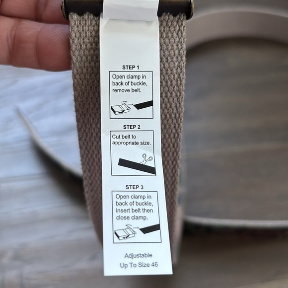 RedHead Infinity Adjustable Camoflauge Web Belt, brass tone logo buckle,Hunt - Picture 6 of 7